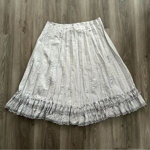 Laura Petites Elegant Light Purple Pleated Skirt